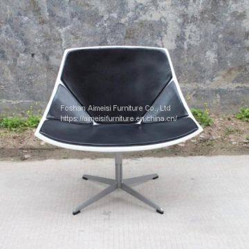 Modern Design Aluminium Legs Fiber Glass Leisure Living Room Chair photo-2