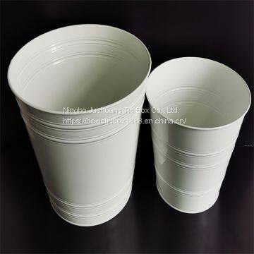 Customized Size Tin Buckets With Cover Tiny Tin Buckets