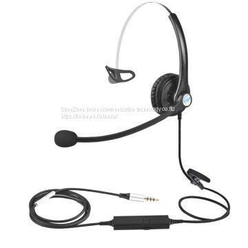 China Beien A16 MP telephone call center headset noise-cancelling headset customer service