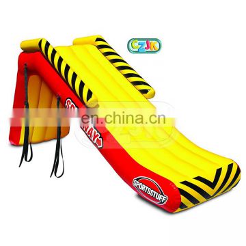 inflatable aqua slide pontoon