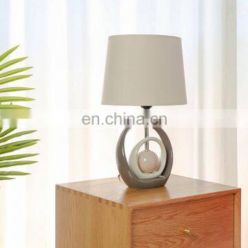 Nordic Art Style Custom Living Room Standing Desk Light Bedside Ceramic Lamps for Home Decor photo-2