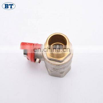 BT1044 Yuhuan Italy Polished Surface and Brass Butterfly Handle Ball Valve photo-5