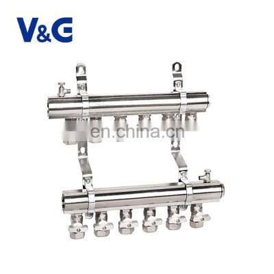 5 way manifold 5 valve water ferrule faucet manifolds