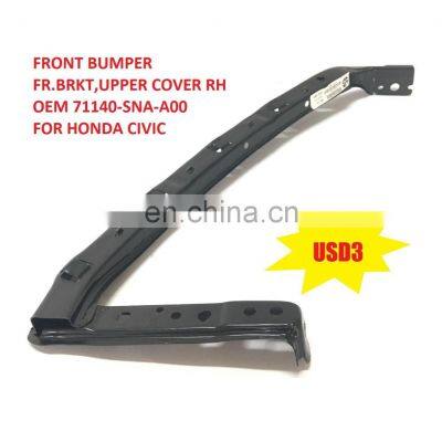 ON SALE FRONT BUMPER FR.BRKT,UPPER COVER RH OEM 71140-SNA-A00 FOR HONDA CIVIC