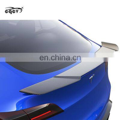 Zeus Carbon Fiber Parts for Tesla Model Y Front Lip Side Skirt Rear Diffuser Spoiler Fender Flares photo-3
