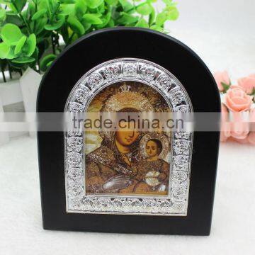 Virgin Mary Of Bethlehem Wood Frame Wood Icon