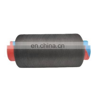 Textile grade dope dyed polyester dty yarn 300d 96f for weaving and knitting polyester dty 300d 60 tpm