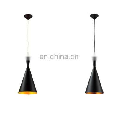 Tonghua Popular Modern Aluminum Hanging Lamp Plastic E26 E27 Bulb Holder Orange Inside Warm Light Decorative Chandelier