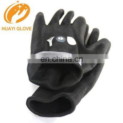 China Manufacturing Wholesale Cheap Top Quality Industrial Durable Work Gloves Black PU Coating for Precision Work photo-4