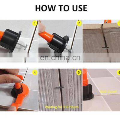 JNZ Reusable Screw Type Tile Accessories Wall Floor Tile Leveling System for Construction Tools Joint Spacer photo-3
