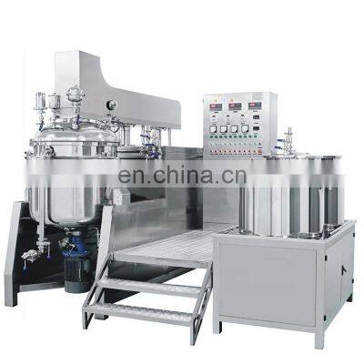 vacuum emulsifier cosmetic cream mixing machine