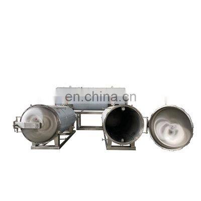 Industrial canned food autoclave sterilizing pot equipment for glass jars bottles