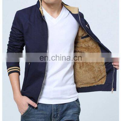 2020 Autumn and Winter Youth Plus Velvet Overalls Men's Loose Cotton Jacket Customization photo-2