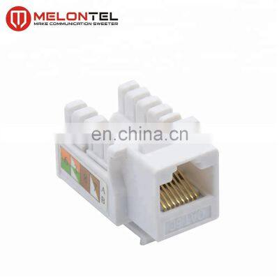 MT-5102 CAT5E RJ45 female connector Krone RJ45 modular jack dual IDC keystone jack