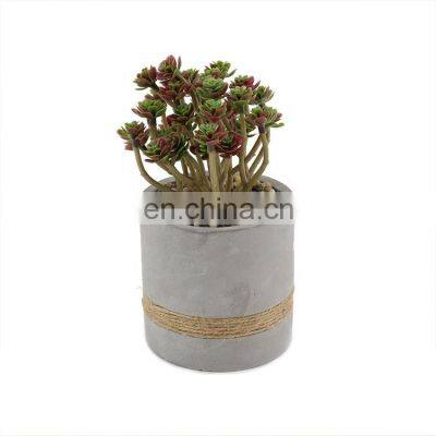 Small indoor decorative fake artificial landscape succulent potted plants