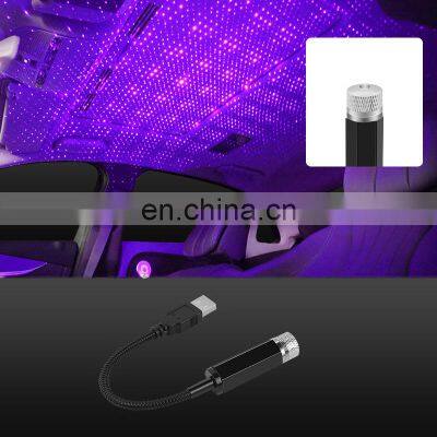 Factory direct sales Car Roof Star Light Aluminum Projector Factory direct sales USB Auto interior parts LED Starry Laser Lights