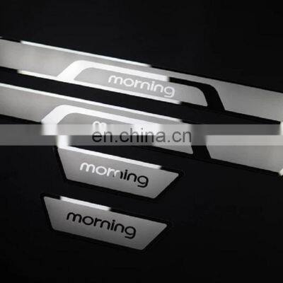 Factory Direct For KIA MORNING 2015-2021 Auto Part Setup Accessories Door Sill Scuff Plate Cover