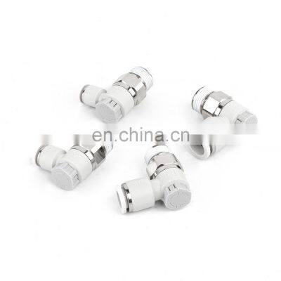 SNS AS-F Series Plastic Elbow Air Flow Throttle Valve Pneumatic Speed Controller photo-4