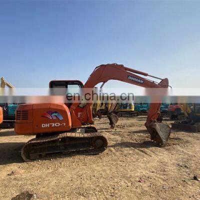 Used Doosan Dh70 Excavator , 7ton Mini Doosan Excavator , DOOSAN DH55 DH60 DH70 Digger for Sale photo-2