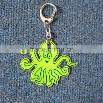 Cheap soft animal keyring reflector