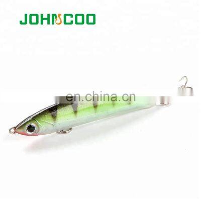 JOHNCOO Soft Bait Pencil 80mm 14.9g Sinking Pencil Lure Depth Pencil Fishing Lure