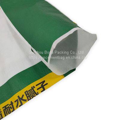 PE Inner 25kg Bopp Woven Opp Laminated Bags With Handle for Flour Rice photo-2