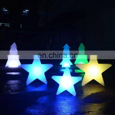 led Christmas star lights /fashion Christmas decoration star lamp waterproof color changing led tree home decor lights