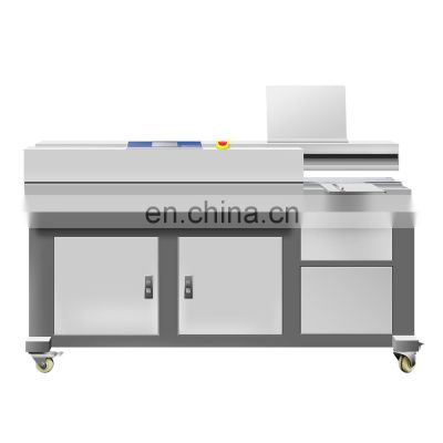 wireless hot melt glue binding machine 460mm large format book binding for printing house