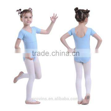 Kids Ballet Leotard Girls Short Sleeve Leotard Gymnastics Leotard