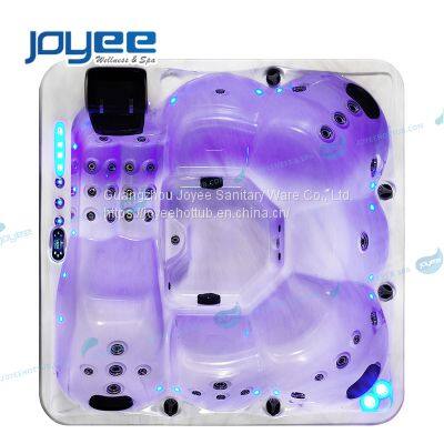 JOYEE Factory Direct Selling 6 Places Massage Balboa  Outdoor Tubs Whirlpool Tub For Sale