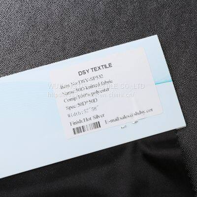 High Quality Gilding of Knitted Fabric 50D Knitted Fabric photo-4