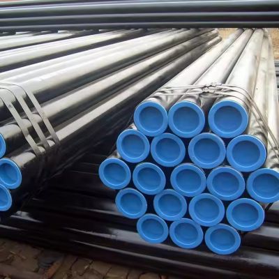 ASTM A53 API 5L Round Black Seamless Carbon Steel Pipe and Tube