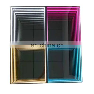 Full Color Wedding Dance Floor Led Interactive DJ Disco Magic Lighting 3d mirror led dance floor strip lights wall panel