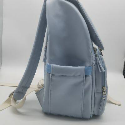 Baby Diaper Bag Double Layer Storage Bag Portable Polyester High-capacity go Out Zipper Pack Diaper Bag photo-5