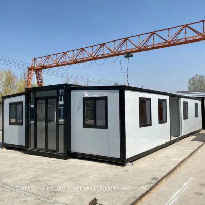 Роскошный завод по OEM-производству по низким ценам 2023 года. Расширяемый контейнерный дом, сборный жилой модуль 20 футов и 40 футов с 3 спальнями