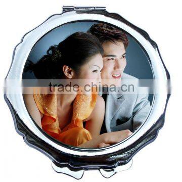 sublimation mirror/ Polished pocket mirror