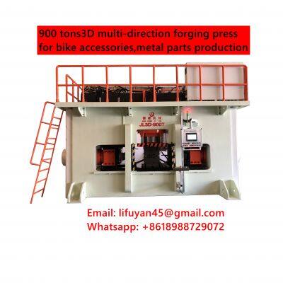 900 tons 3D multi-direction forging press for bicycle parts manufacturing