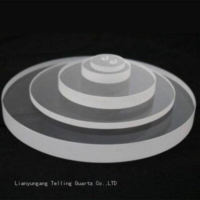 Optical thick round quartz plate quartz glass disk quartz sheet