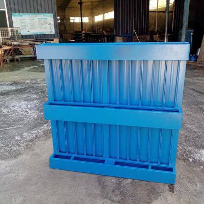 Factory Metal Pallet, 2-ton Heavy-duty Shelf Stacking Board, Four-way Forklift Cross Steel Pallet. photo-5