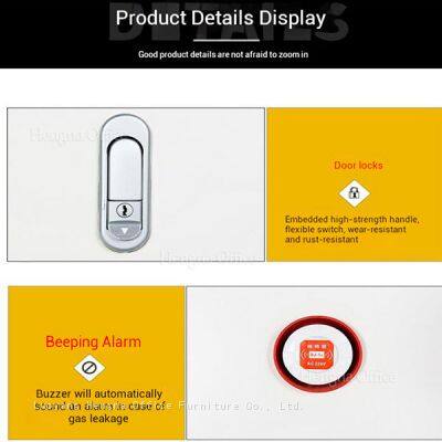 High-Security Compressed Gas Storage Cabinet With Removable Mounting Bracket for Automated Factory Air Supply Station Serving Canada photo-5