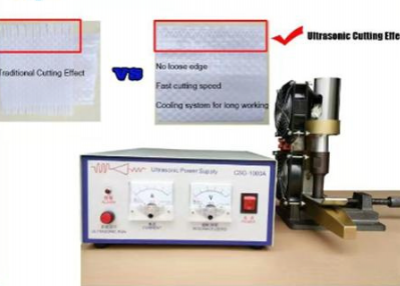 Профессиональный ультразвуковой лезвийный станок для резки синтетических тканей - прочный дизайн