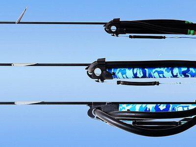 Latex Tube-powered Deep-sea Fishing Gun