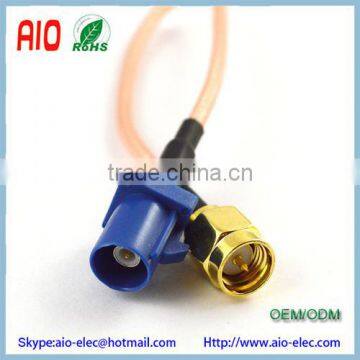 RG316 15CM GPS antenna Extension cable Fakra C plug to SMA male plug pigtail cable