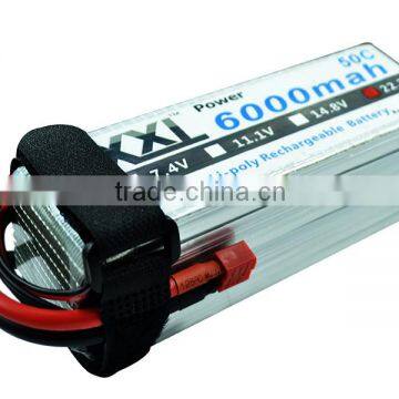 RC Lipo Battery 6S 6000mAh 22.2V 50C for RC Helicopter Model
