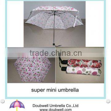 fashion design lady compact mini umbrella