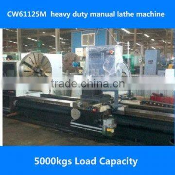 CW61125M 5000kgs load heavy duty manual lathe machine                        
                                                Quality Choice