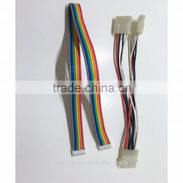 Custom Whote Connector Cripm Stripped Wire Harness Cable Assembly