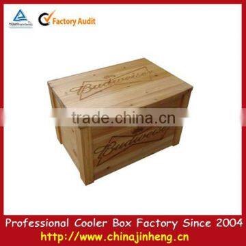 large wooden cooler chest 60L