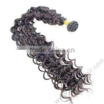 Wholesale indian loose deep wave remi hair weave