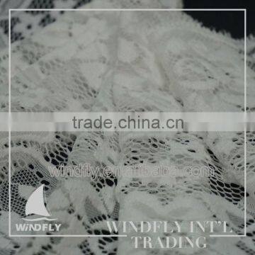 Custom Design Machine Knitted Lace Guipure White photo-6